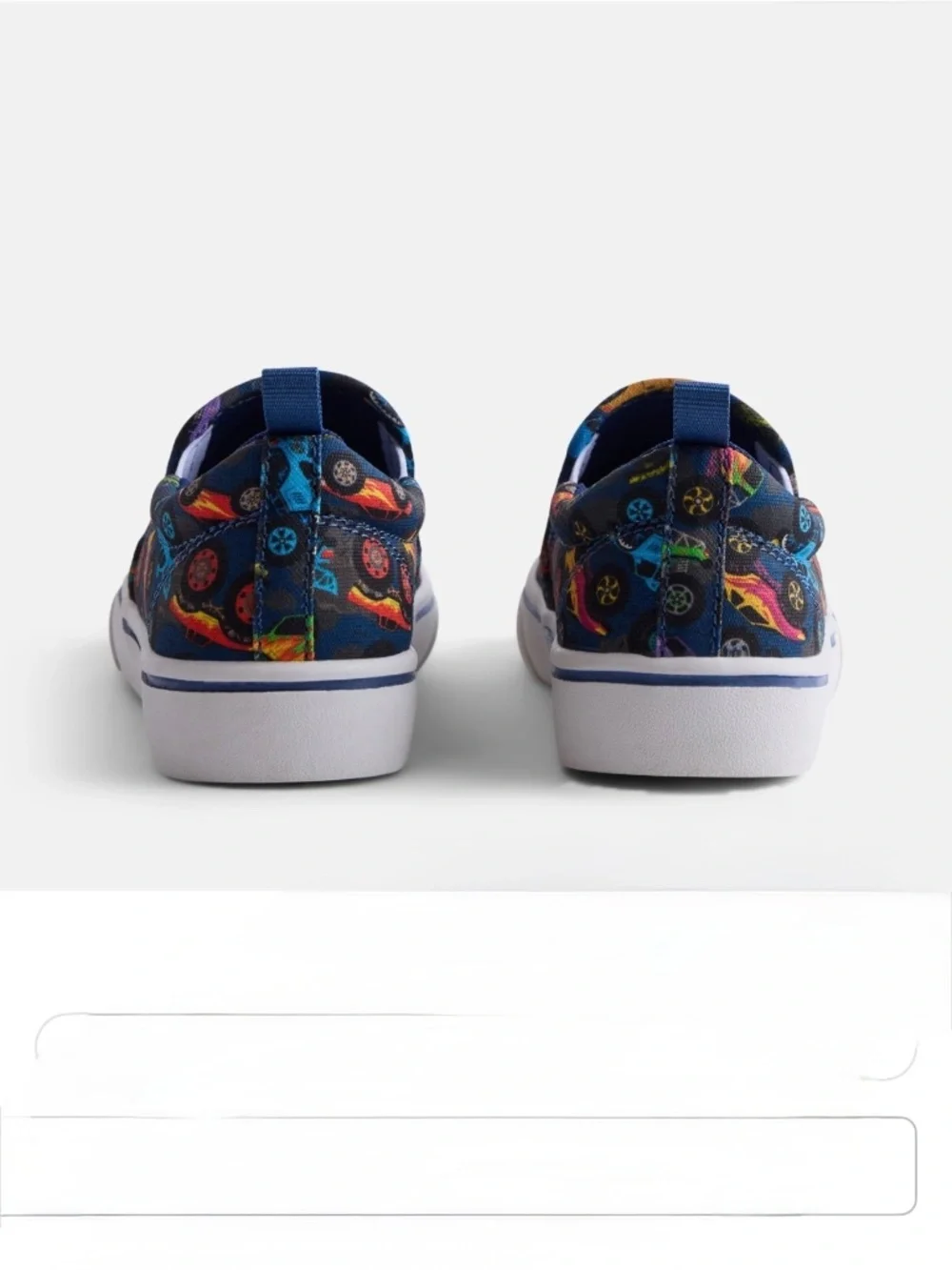WN Boys Trucks Blue Slip-On Canvas Sneakers Size 13 NWT